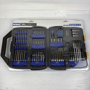 Kobalt 106-piece Screwdriver Drill & Drive Set with Hard Case 0515933